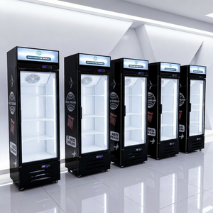 Congélateur commercial à porte simple pour boissons, équipement de réfrigération à refroidissement par air pour les magasins de proximité - Product Image 2