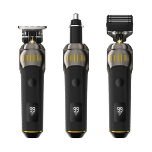 Tondeuse rechargeable 3 en 1, ensemble de toilettage, <span class=keywords><strong>rasoir</strong></span> <span class=keywords><strong>sans</strong></span> <span class=keywords><strong>fil</strong></span>, tondeuse à cheveux électrique étanche, tondeuse à nez, rasoirs <span class=keywords><strong>pour</strong></span> hommes - Product Image 5