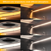 SXZM Bande LED COB à haute luminosité 960 LED/m 30 mm 5 rangées, éclairage uniforme en surface pour intérieur, usage commercial, domestique et industriel