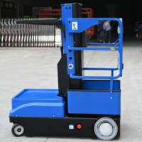 Chariot élévateur électrique autopropulsé à batterie lithium avec BMS intelligent pour entrepôt à allées étroites