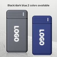 Ücretsiz örnek özel Logo ince Mini hızlı şarj güç banka 8000mAh/10000mAh PowerBank promosyon pazarlama hediye