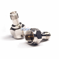 Adaptador de Conector Coaxial RF de 75 ohmios, SMA-F, Macho SMA a Hembra Tipo F