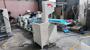 Factory <strong>Price</strong> Full-automatic <strong>Disposable</strong> PE Coated Paper Dental Bibs <strong>Making</strong> <strong>Machine</strong> - Product Image 4