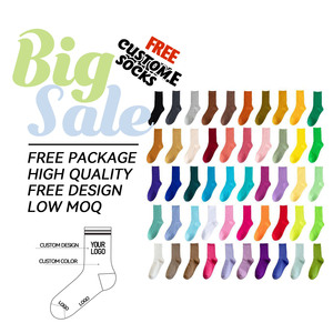 Chất Lượng Cao Của Phụ Nữ Thoáng Khí Vớ Cotton Crew Chiều Dài Khác Nhau Colour Cho Sử Dụng Hàng Ngày Một Phù Hợp Với Nhất - Product Image 2