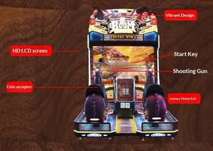 Machine de jeu de tir et de course de chevaux personnalisable Western Gun King pour deux joueurs, idéale pour les salles d'amusement et les arcades - Product Image 6