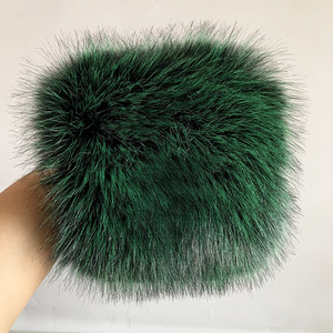 Tissu en fausse fourrure imitation peluche 100% polyester carré pour jouet, canapé, oreiller, décoration, bricolage, cosplay, couleur unie - Product Image 5