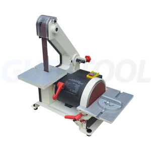 Machine à poncer à bande professionnelle 220V 300W à vitesse réglable, machine de polissage de bureau multifonctionnelle pour le métal et le bois - Product Image 3