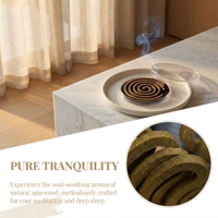 Tablettes d'encens Agarwood Auspicious Cloud, purifiantes, écologiques, en spirale, parfum longue durée, pour usage religieux