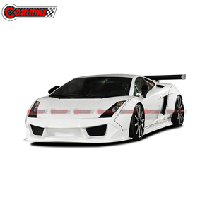 Kit carrosserie style LB en fibre de verre pour Lamborghini Gallardo LP540 : Lame avant, jupes latérales, extensions d'ailes, pièces auto 2004-2007 - Product Image 2