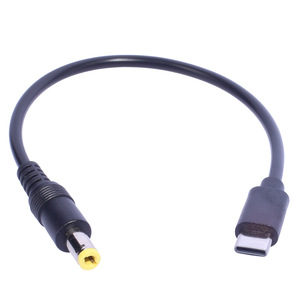 DC - Tip-C Yüksek Hızlı Şarj Kablosu 5.5x2.1/2.5mm 20cm 5V 3A 15W Kameralar, Telefonlar, Tabletler, Kulaklıklar, Hoparlörler için - Product Image 3