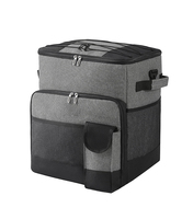 Chariot isotherme pliable en aluminium avec roulettes, grande capacité, étanche, pour pique-nique et camping