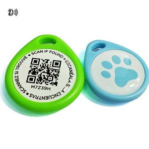 Etiquetas de identificación para mascotas, etiquetas para perros y gatos para grabar NFC, plástico ABS, código QR, etiqueta de identificación para mascotas - Product Image 3