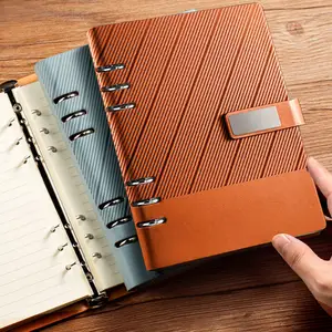 Groothandel Corporate Lederen Luxe A5 Dagboek Notebook Custom Geschenkdozen Met Logo En Usb