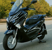 Sepeda Motor Listrik Bertenaga 12 Inci 3000W Moped Listrik Dewasa Kecepatan 105km/jam Jarak Tempuh 100km Sepeda Motor Listrik Dengan Jarak Tempuh Jauh