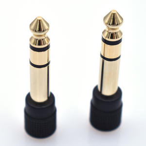 อะแดปเตอร์แปลงหัวแจ็ค 6.35 มม. <span class=keywords><strong>TRS</strong></span>/TS ตัวผู้ เป็น 3.5 มม. ตัวเมีย สำหรับเชื่อมต่อหูฟัง ไมโครโฟน และอุปกรณ์เสียงอื่นๆ แบบ AUX <span class=keywords><strong>6.3</strong></span> 3.5 มม. - Product Image 3