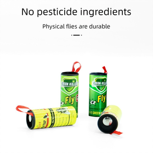 Familien-Vorteilspackung Klebefliegenbänder & Extra-Starker Ungiftiger Klebstoff für Ganzhausige Fliegenbekämpfung Innen/Außen - Product Image 4