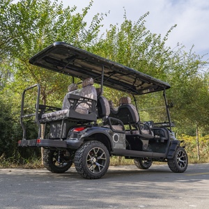 Lifted Off Road Golf Cart 6 Seater <b>All</b> <b>Terrain</b> Sand <b>Buggy</b> With Powerful Motor Hydraulic Disc Brakes - Product Image 1