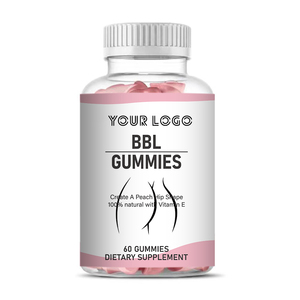 Suplemento alimenticio de vitaminas y gomitas BBL, glúteos grandes, aumento de cadera Natural negro, gomitas adelgazantes para glúteos y caderas - Product Image 1