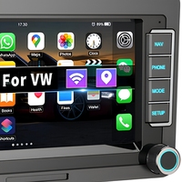 Reproductor Multimedia para Auto Android 13 de 7 Pulgadas, Pantalla Táctil 2DIN, Radio FM para Tablero de VW