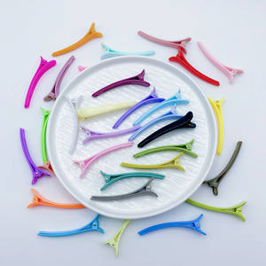 Pinzas laterales para el <span class=keywords><strong>cabello</strong></span> de niña de 7,5 cm, pasador de plástico, pinzas de pico de pato, horquillas para niños, accesorio para el tocado - Product Image 4