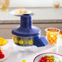 NOUVEAU Petit Éplucheur de Fruits Automatique Portable Rechargeable, Éplucheur d'Ail Électrique, Machine à Éplucher les Raisins