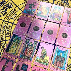 Klasik Bronzlaştırıcı Kenarlı Aziz Melek Gözü Waite Altın Varaklı <span class=keywords><strong>Tarot</strong></span> Su Geçirmez Masa Oyunu Kartı İngilizce Talimatlı - Product Image 5