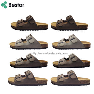 Sandali in <span class=keywords><strong>sughero</strong></span> da coppia in tinta unita da esterno con stampa personalizzata da <span class=keywords><strong>donna</strong></span> nuovo Design antiscivolo pantofole piatte da <span class=keywords><strong>donna</strong></span> - Product Image 1