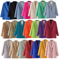 KAR&OT ZA ZA Koleksi Baru Wanita Musim Semi 2026: 21 Warna, Blazer Lengan Panjang Bergaya Double-Breasted 2753222 27372