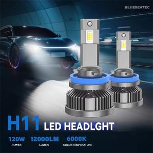 Faro <span class=keywords><strong>Led</strong></span> 12000lm 120W 6000K Faros H8 H11 <span class=keywords><strong>Led</strong></span> Para Auto 9004 9005 9006 Luces <span class=keywords><strong>Led</strong></span> para coche E-mark Aprobado Canbus <span class=keywords><strong>LED</strong></span> - Product Image 2