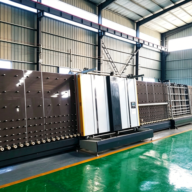 High Speed Vertical Insulating Glass Production Line Fully Automatic Double Glazing Glass Processing Machine