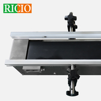 RICIO Applicateur d'étiquettes automatique pour boîtes et cartons à dessus plat, avec machine de scellage et d'étiquetage des coins double face