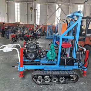 Spedizione Gratuita Nuova Perforatrice Idraulica a Diesel per Pozzi d'Acqua con Componenti Principali, Profondità 100m-200m, Facile Utilizzo per Estrazione Mineraria - Product Image 2