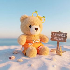 2026 Adorable Peluche Ours Géant Glace, Cadeau d'Anniversaire, Poupée de Plage Mignonne - Product Image 4
