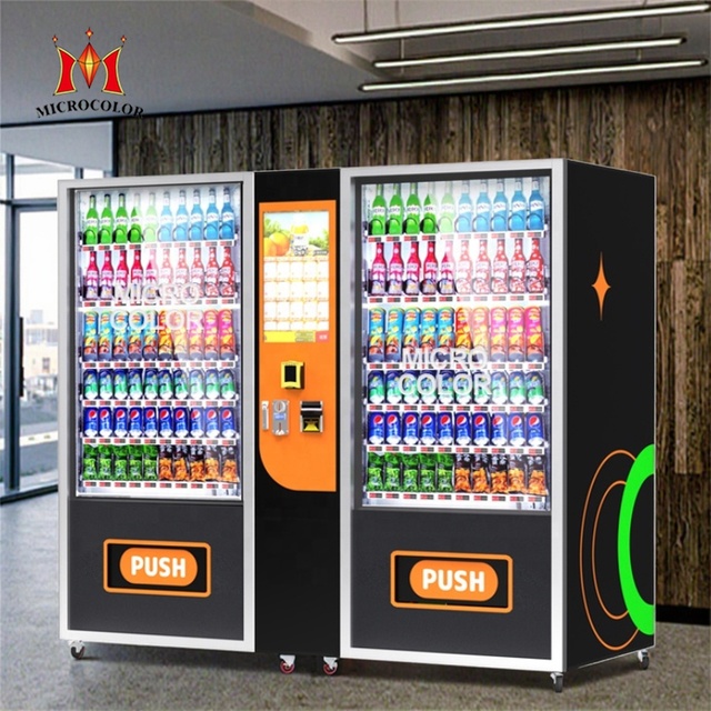 Hot Selling Automatic Snack Vending Machine 24 Hours Self-service Large Capacity Automatic Combo Vending Machine
