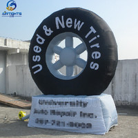 Ballons en forme de pneus publicitaires, ballons gonflables en forme de pneus pour les expositions et les promotions