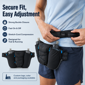Sac banane imperméable de qualité professionnelle, grande capacité, ergonomique et résistant pour le transport, idéal pour le voyage, le cyclisme, la course à pied et les activités d'endurance. - Product Image 4