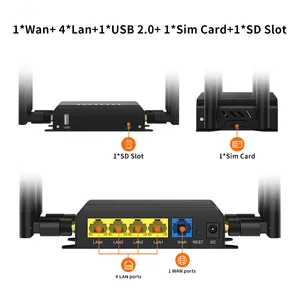 Barato 4G Lte Sem Fio Modem Usb Gsm 3G 12v Carro Wi-fi Router Com Slot Para Cartão Sim
