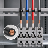 Câble électrique HO7V K monobrin en cuivre isolé PVC pour installation fixe intérieure