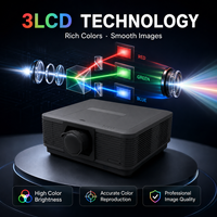Projecteur laser double couleur haute luminosité 10000 ANSI WUXGA pour auditorium, musée et événements