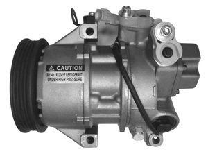 Conjunto de Compresor de Aire Acondicionado 88310-52320 para Yaris Vitz XP90 Sienta NCP81 1.3 1.5 <span class=keywords><strong>Denso</strong></span> <span class=keywords><strong>5SER09C</strong></span> 4PK R134a - Product Image 2