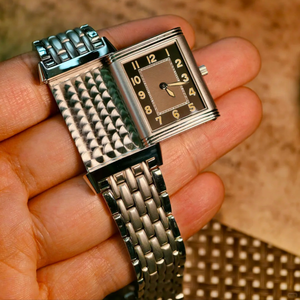 <span class=keywords><strong>Orologio</strong></span> <span class=keywords><strong>da</strong></span> <span class=keywords><strong>Polso</strong></span> <span class=keywords><strong>da</strong></span> Uomo di Lusso Reversibile Rettangolare <span class=keywords><strong>al</strong></span> Quarzo con Bracciale in Acciaio Inossidabile, Quadrante Luminoso, Stile Vintage Elegante - Product Image 4