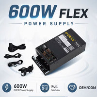 Alimentation PC haute performance 600W FLEX, petite 1U, 24 broches, ITX, petit châssis, alimentation silencieuse pour ordinateur de bureau