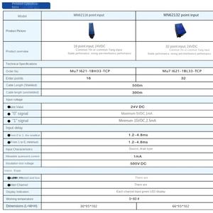 MNIOT MN621 Módulo de E/S Ethernet Industrial, Funciones de Comunicación de Entrada Digital, Chipset Estándar de Origen Chino para Uso Industrial - Product Image 3