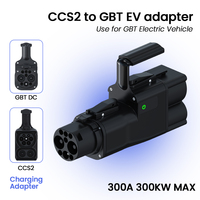 Adaptateur de chargeur DC pour véhicules électriques NTO CCS2 vers GBT 400KW 400A pour voitures chinoises Zeekr BYD VW ID4 ID6 Xiaomi Avitar, prix d'usine abordable, certifié CE