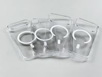 Pour PC, coque transparente magnétique antichoc avec support, 3 packs, coques de téléphone portable officielles d'origine