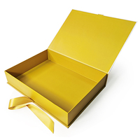 Emballage de logo de luxe personnalisé direct usine boîte-cadeau d'extension de cheveux magnétique boîte d'emballage de perruque de luxe avec produit de ruban