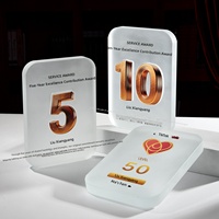 Trophée en cristal 2026 sur mesure, conception gratuite, médaille créative pour anniversaire, récompense pour réunion annuelle, employés exceptionnels, départ à la retraite
