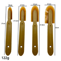 Kit de 4 outils de finition en silicone pour calfeutrage, spatules lisses pour joint de carrelage et mastic