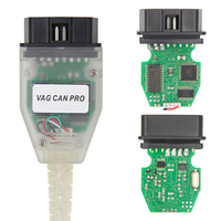 Herramienta de escáner de diagnóstico de coche VAG CAN PRO versión 5.5.1 OBD CD grande con perro USD