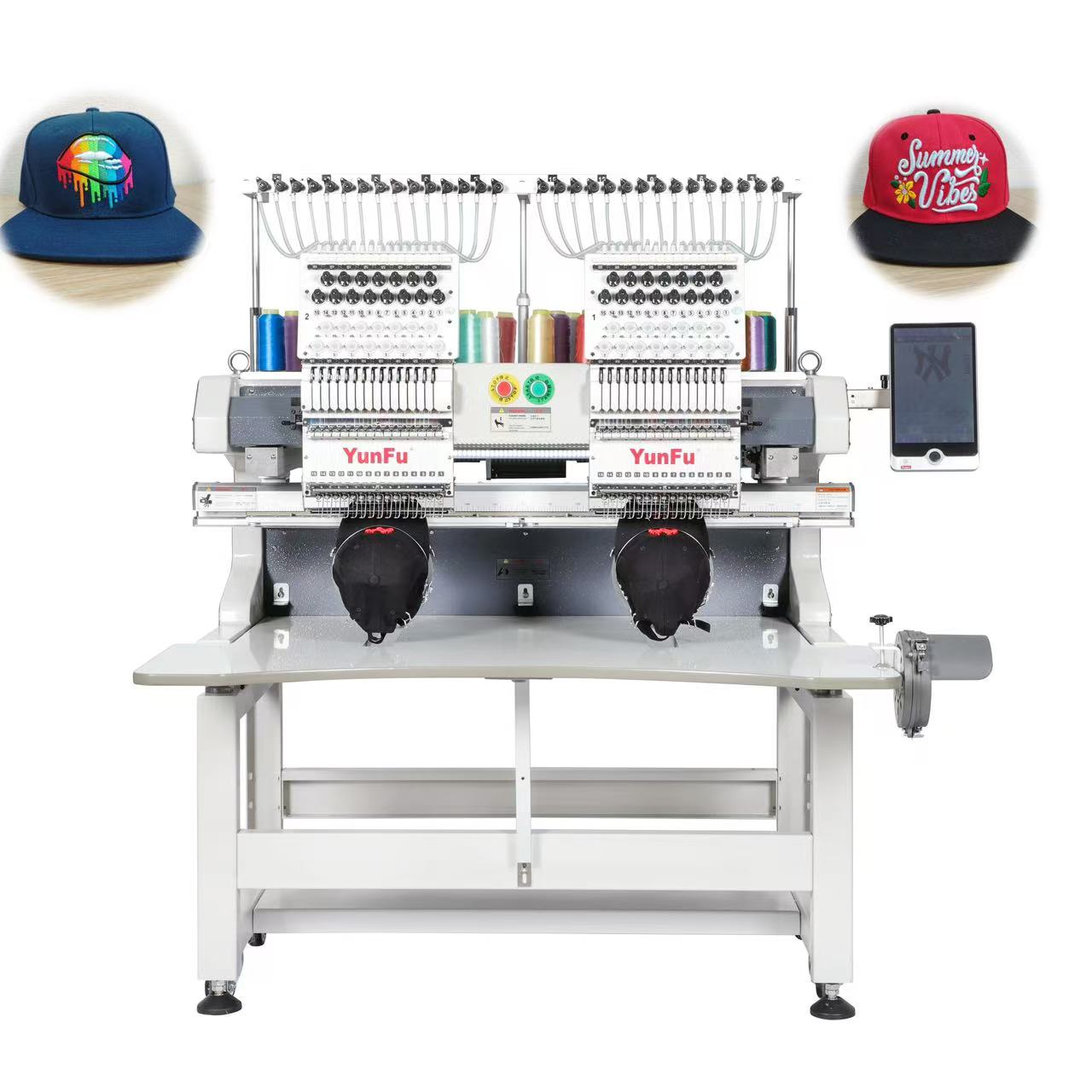 China Factory's Digital Embroidery Machine with 2 Heads 12